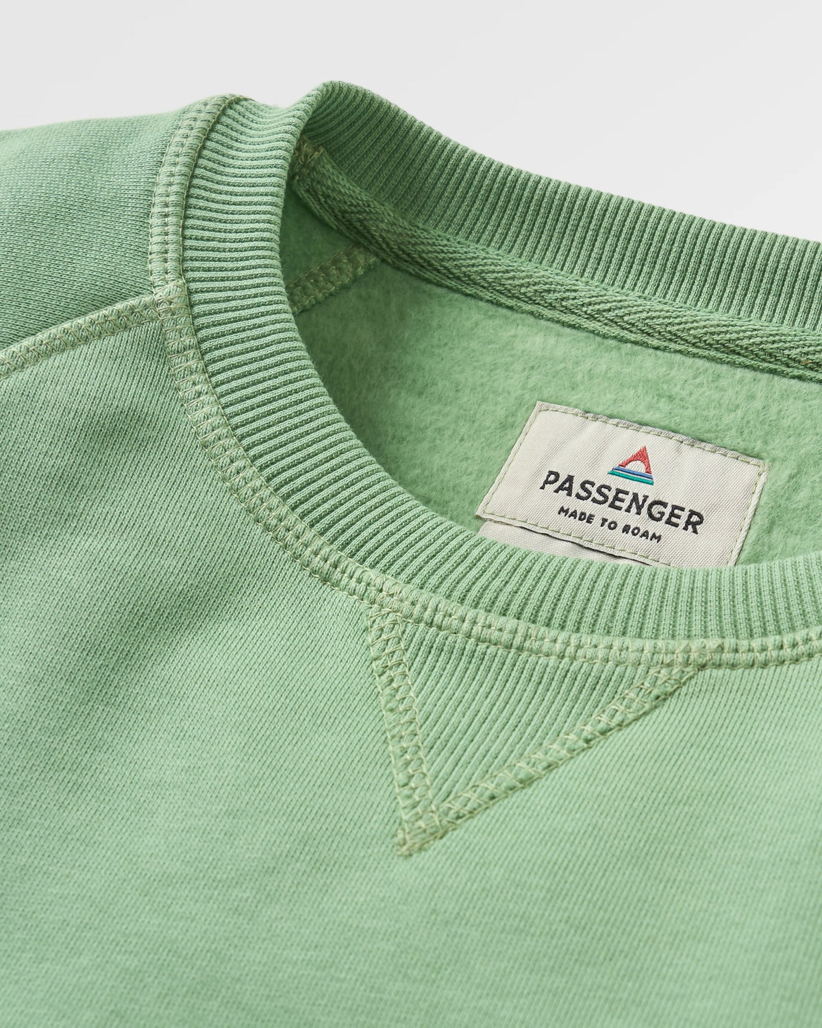 Odyssey Sweatshirt - Stem Green - Flatlay