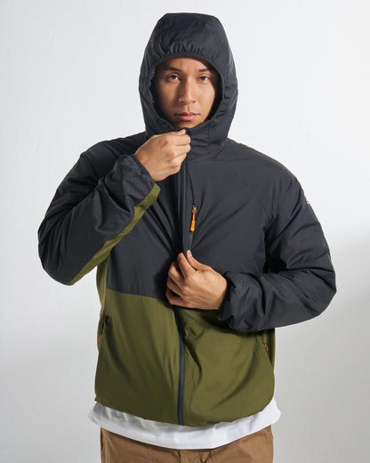 Daybreak Lightweight Thermore® Insulated Jacket - Faded Black/Khaki - Studio Model