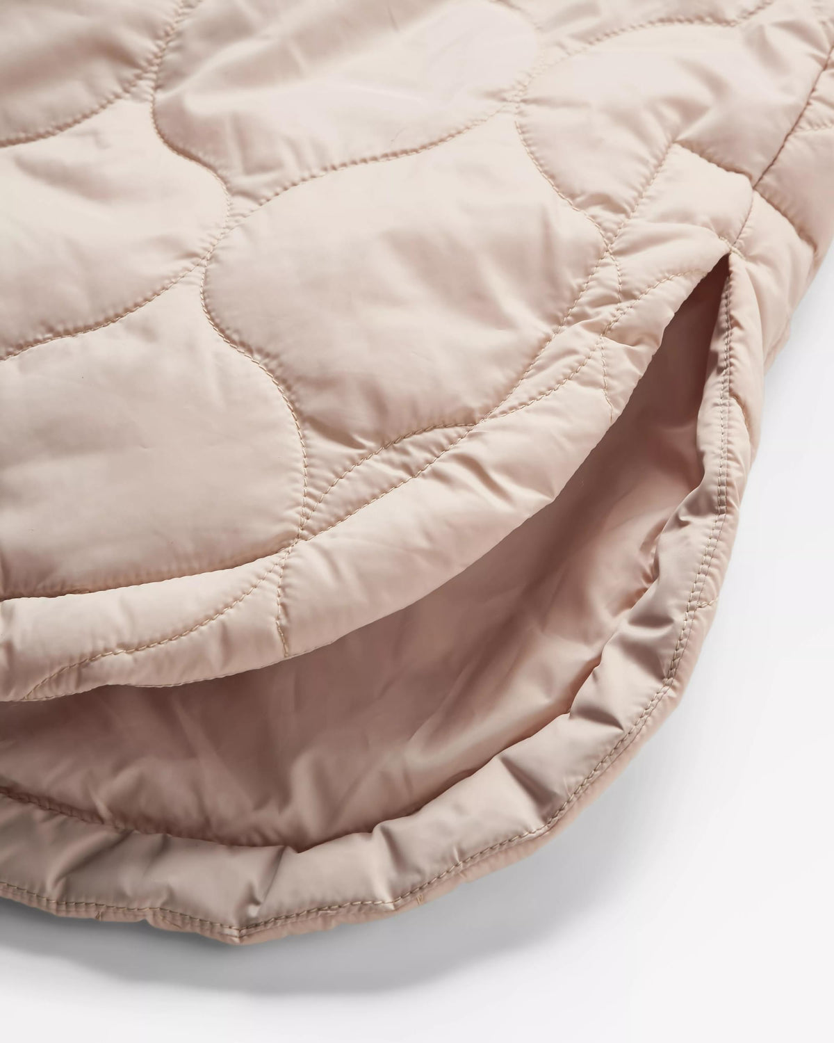 Flora Long Insulated Parka - White Pepper - Flatlay