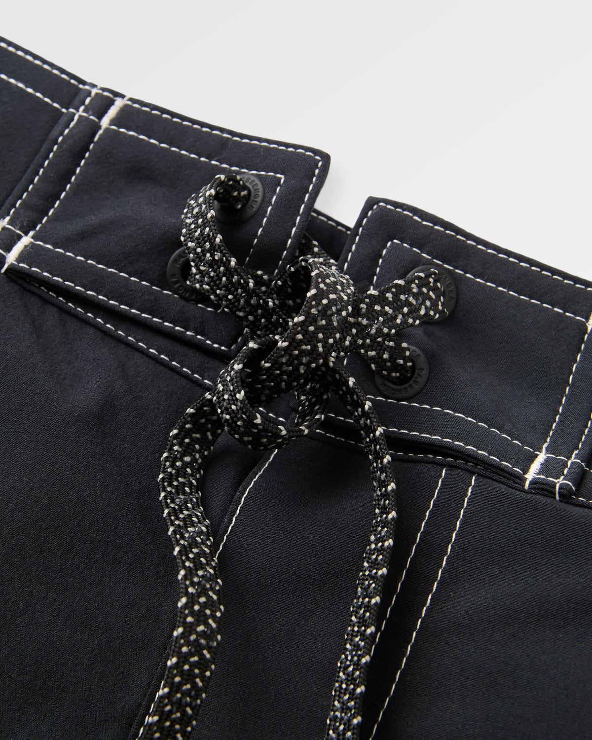 Rialto 16" Boardshort - Black - Flatlay