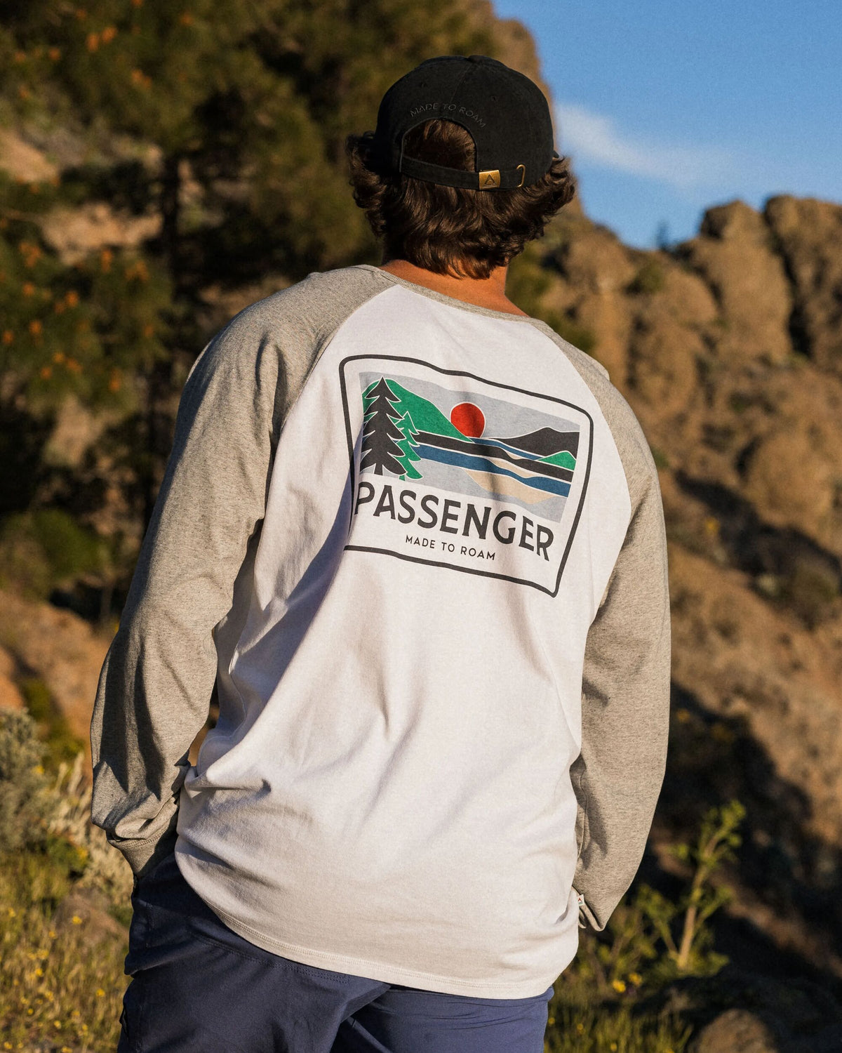 Roamer Raglan LS T-Shirt - White - Lifestyle