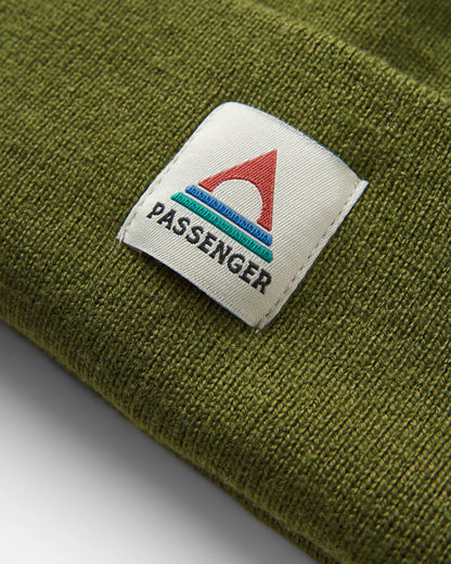 Core High-Top Beanie - Khaki - Flatlay