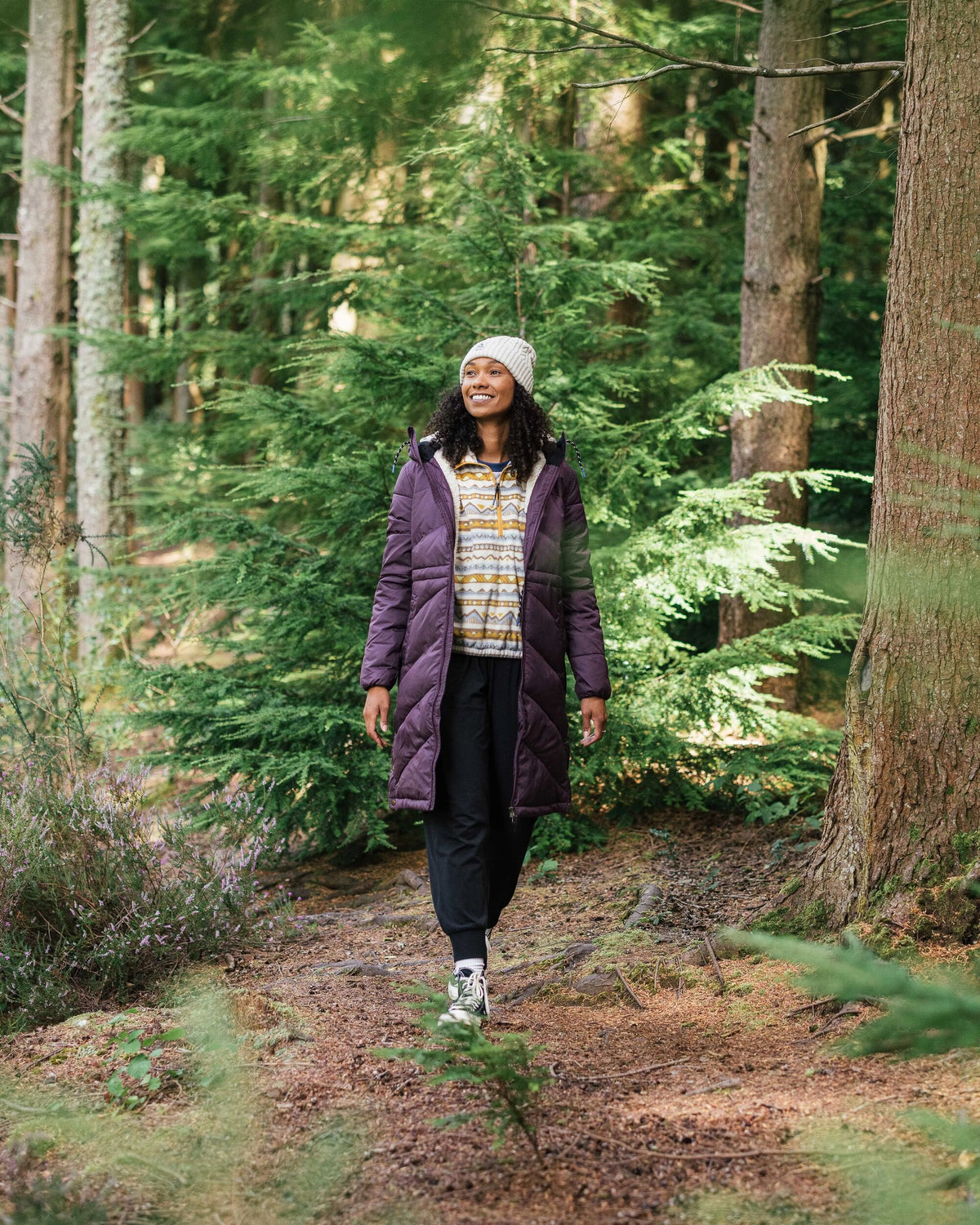 Kinsey Jacket - Deep Plum - Lifestyle