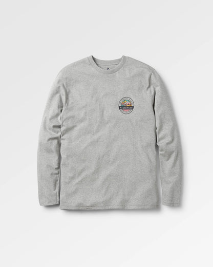 Odyssey LS T-Shirt - Mid Grey Marl - Flatlay