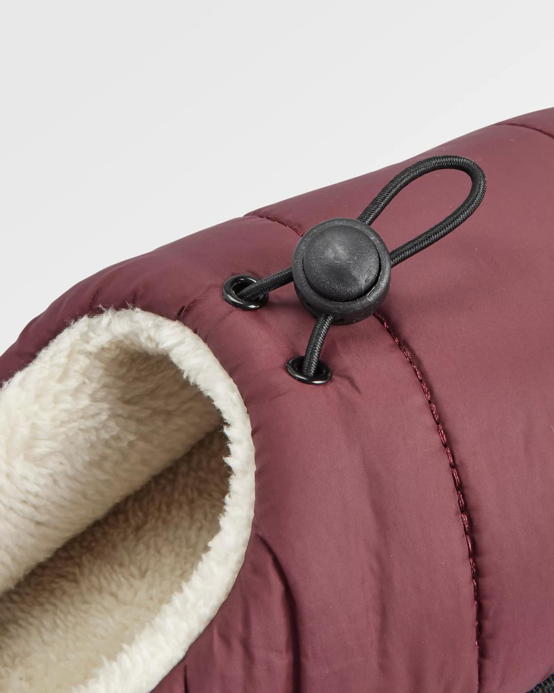 Recharge Hut Slipper - Wine - Flatlay