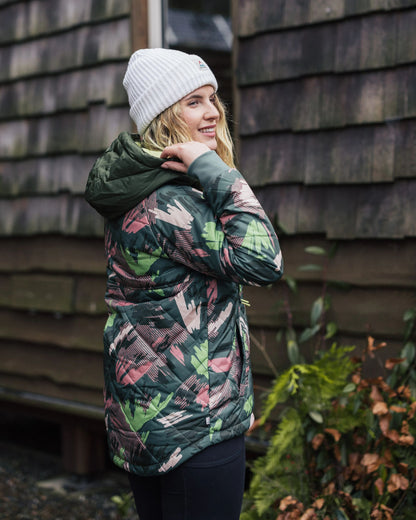Ocean Insulated Anorak - Abstract Mountain Fir Tree - Lifestyle