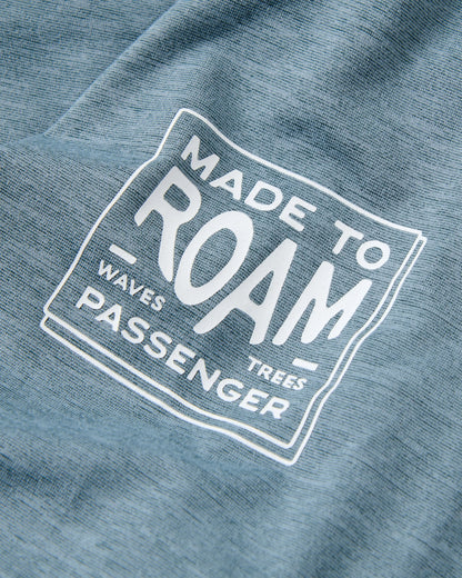 Light Ray Hooded UPF50 LS T-Shirt - Storm Grey Marl - Flatlay
