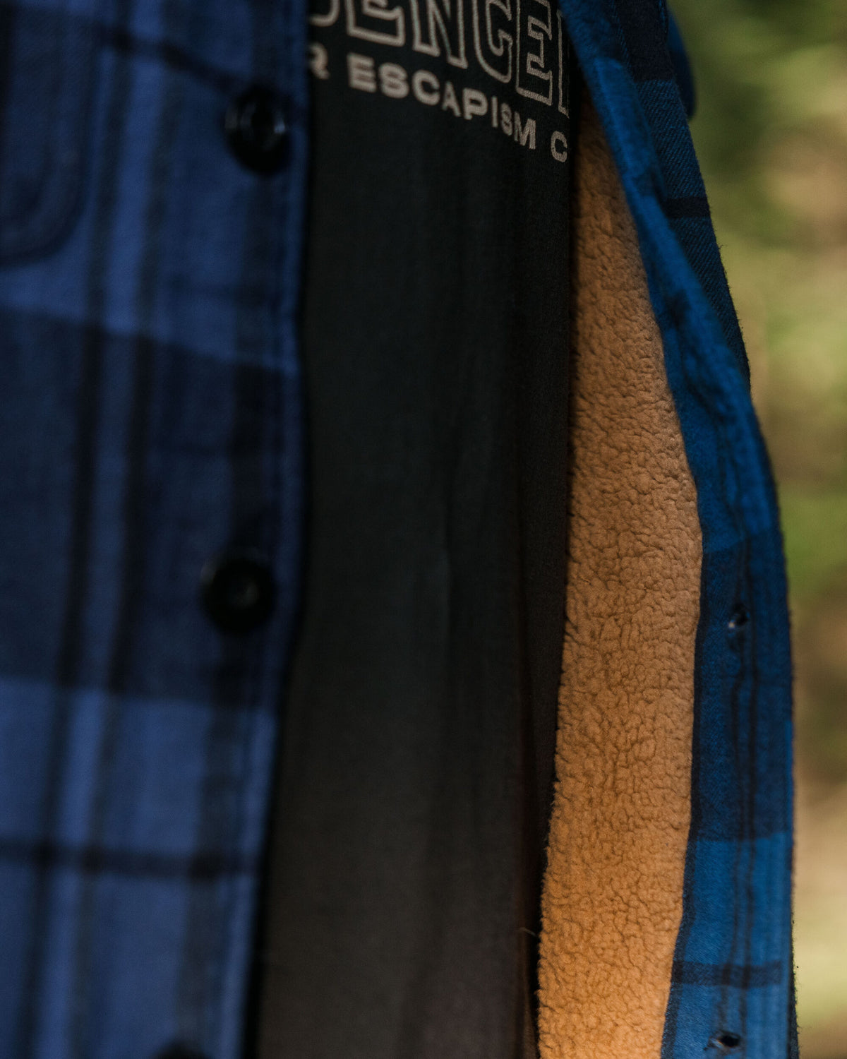 Freestyle Sherpa-Lined Overshirt - True Blue - Lifestyle
