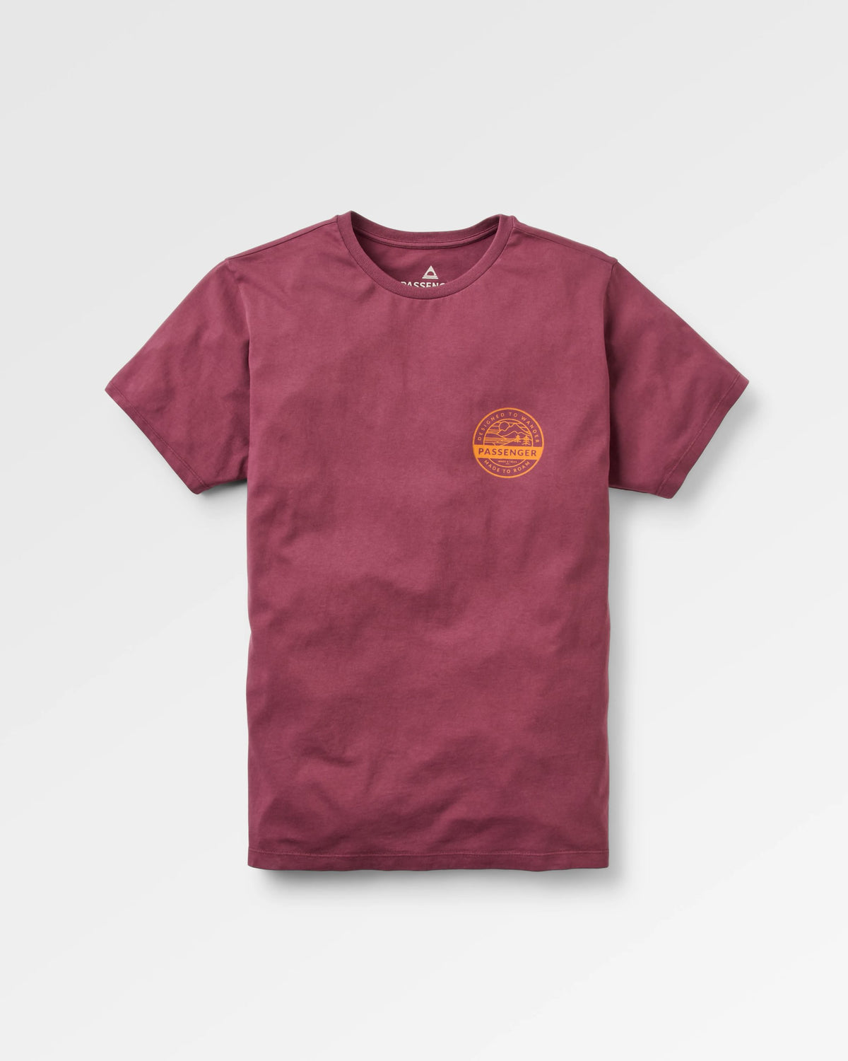 Odyssey Cotton T-Shirt - Fig - Flatlay