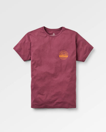 Odyssey Cotton T-Shirt - Fig - Flatlay
