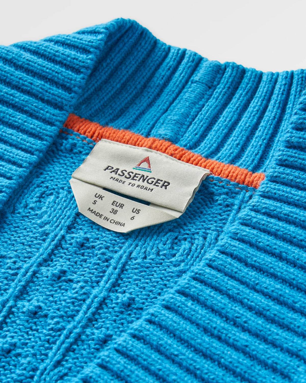 Homely Knitted Cardigan - Bluejay - Flatlay