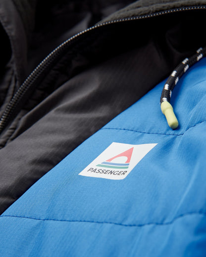 Oceanic Insulated Anorak - Azure Blue/Charcoal - Flatlay
