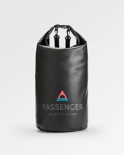 Tide 30L Dry Bag - Black - Flatlay