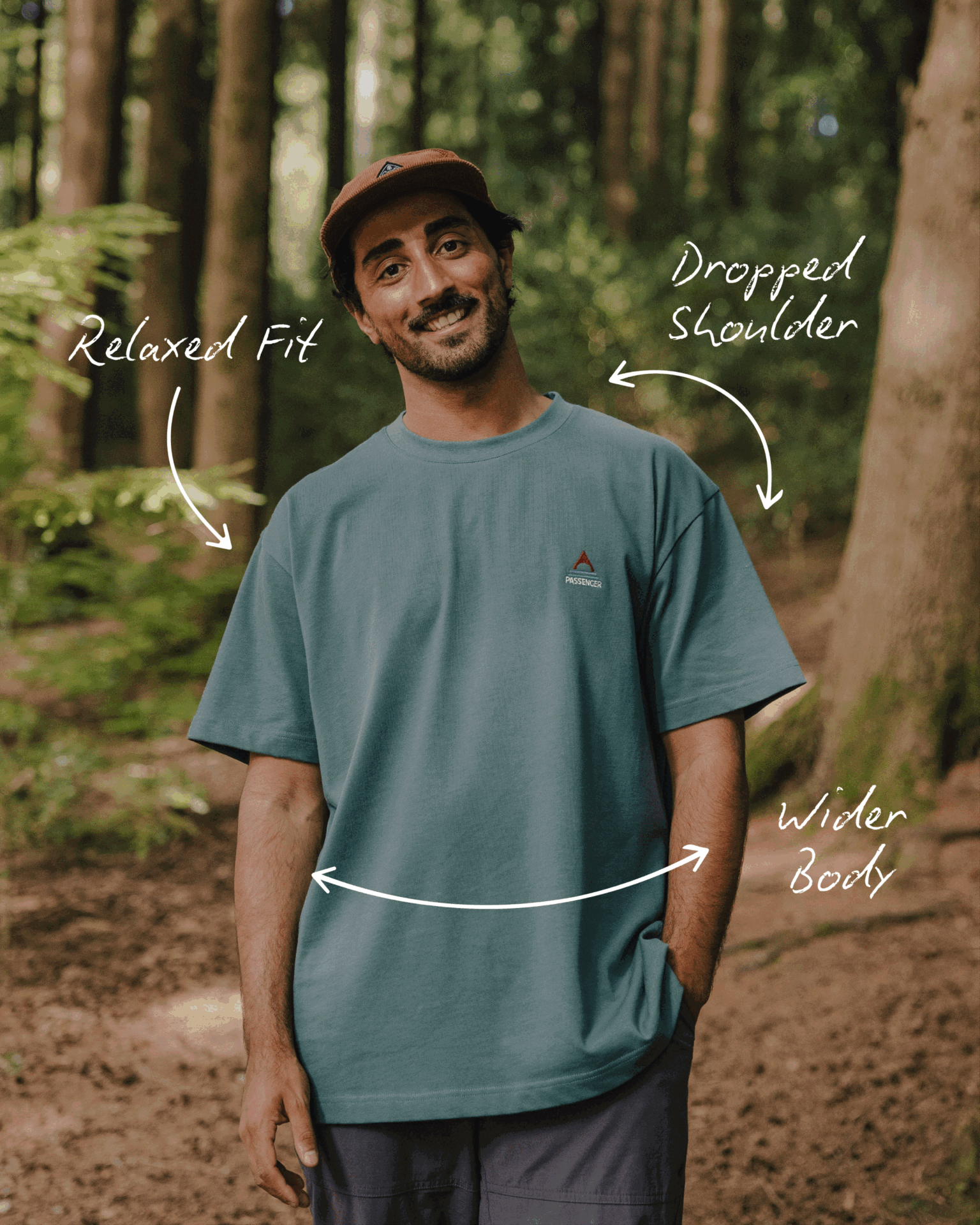 Heritage Relaxed Fit T-Shirt - Peach - 
