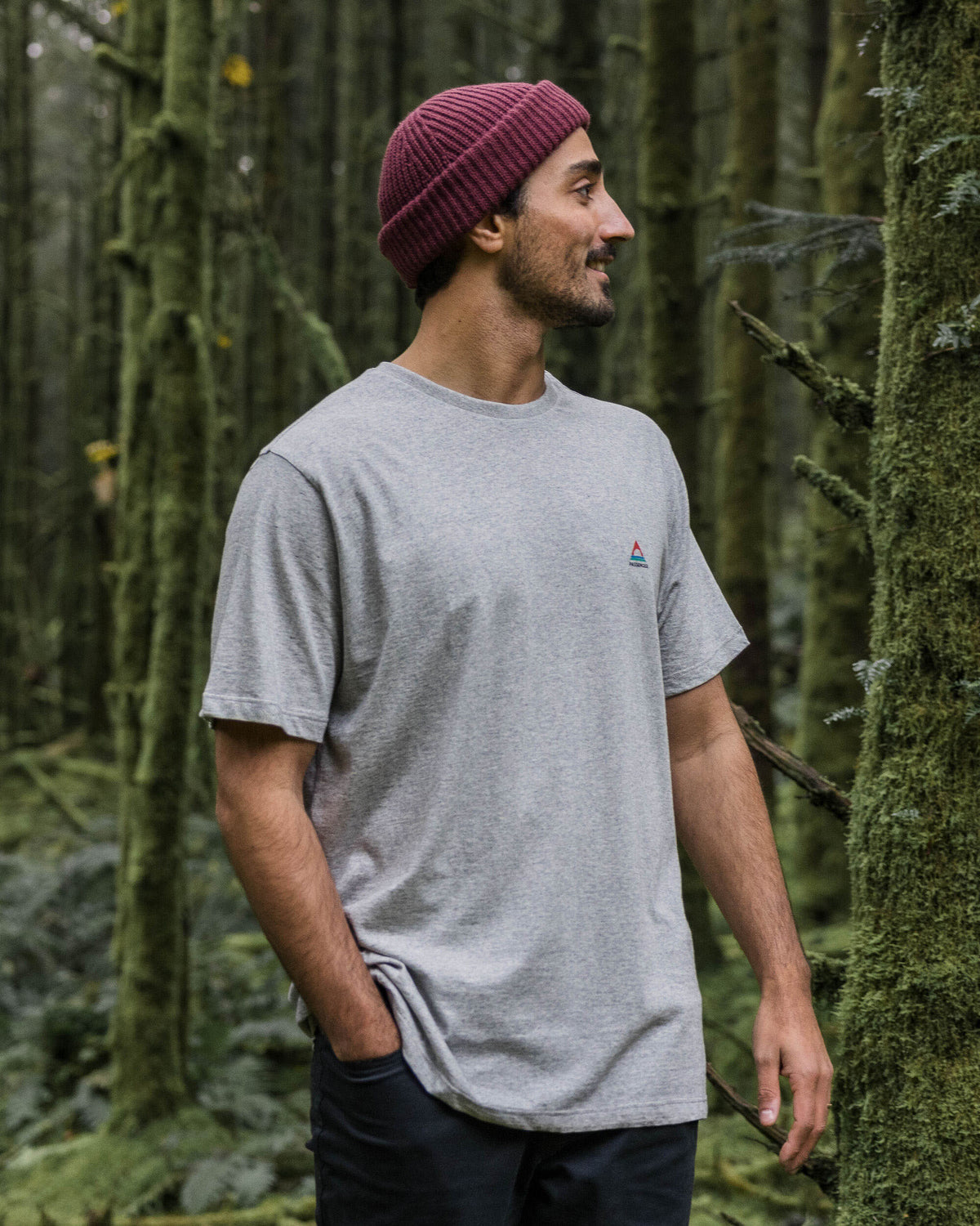 Classic Logo T-Shirt - Mid Grey Marl - Lifestyle