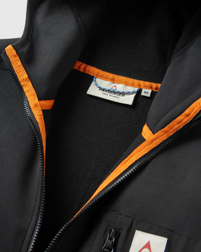 Solitude Polartec® Fleece Hoodie - Black - Flatlay