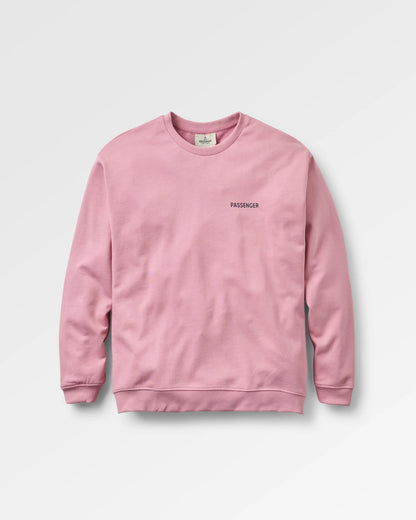 Roamer Women's Sweatshirt - Pink Haze - Flatlay