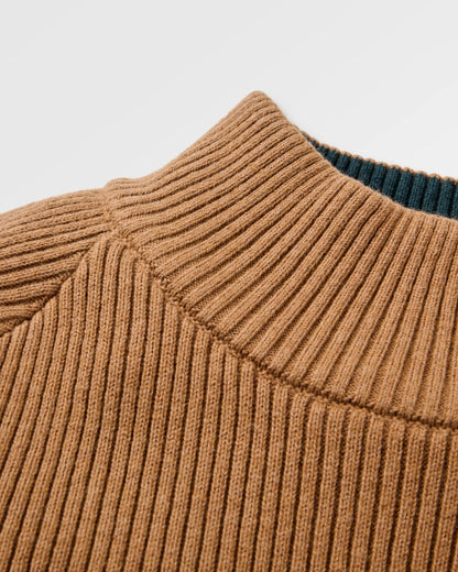 Nurture Cotton Jumper - Toffee - Flatlay