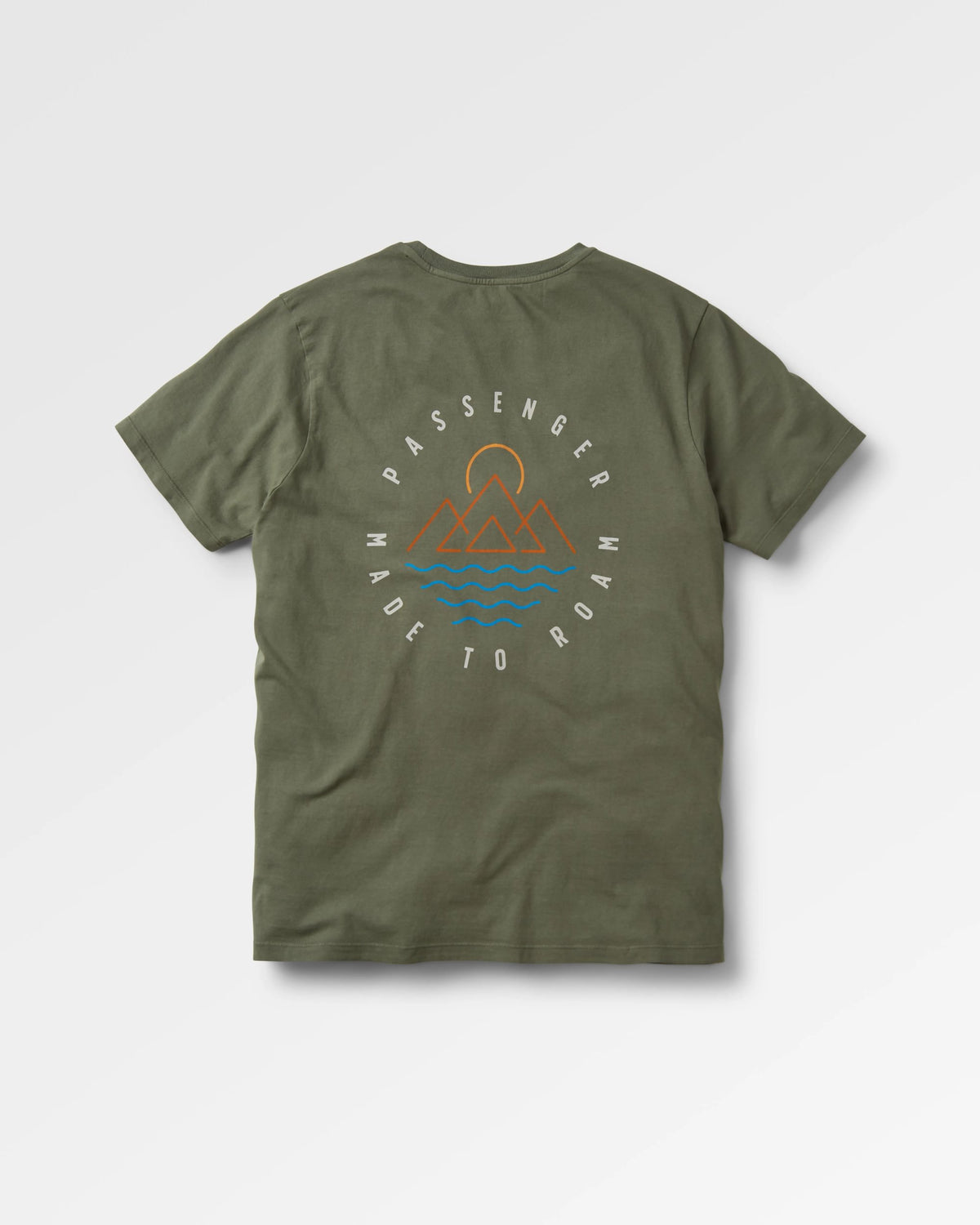 Escapism T-Shirt - Dusty Olive - Flatlay