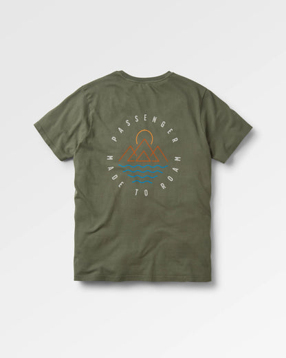 Escapism T-Shirt - Dusty Olive - Flatlay