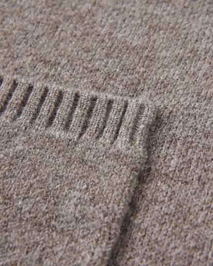 Nettle Knitted Cardigan - Birch - Flatlay
