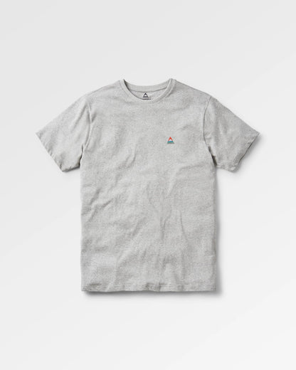 Classic Logo T-Shirt - Mid Grey Marl - Flatlay