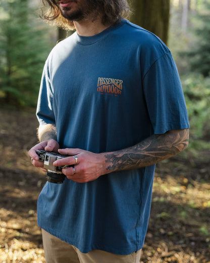 Yuca Relaxed Fit T-Shirt - Dark Denim - Lifestyle