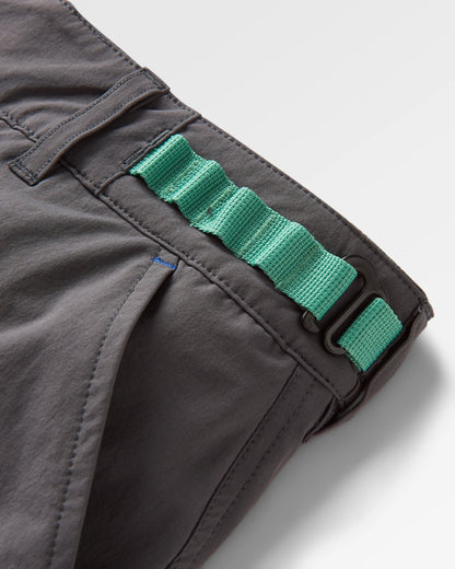 365 Trail Roll Up Trouser - Charcoal - Flatlay