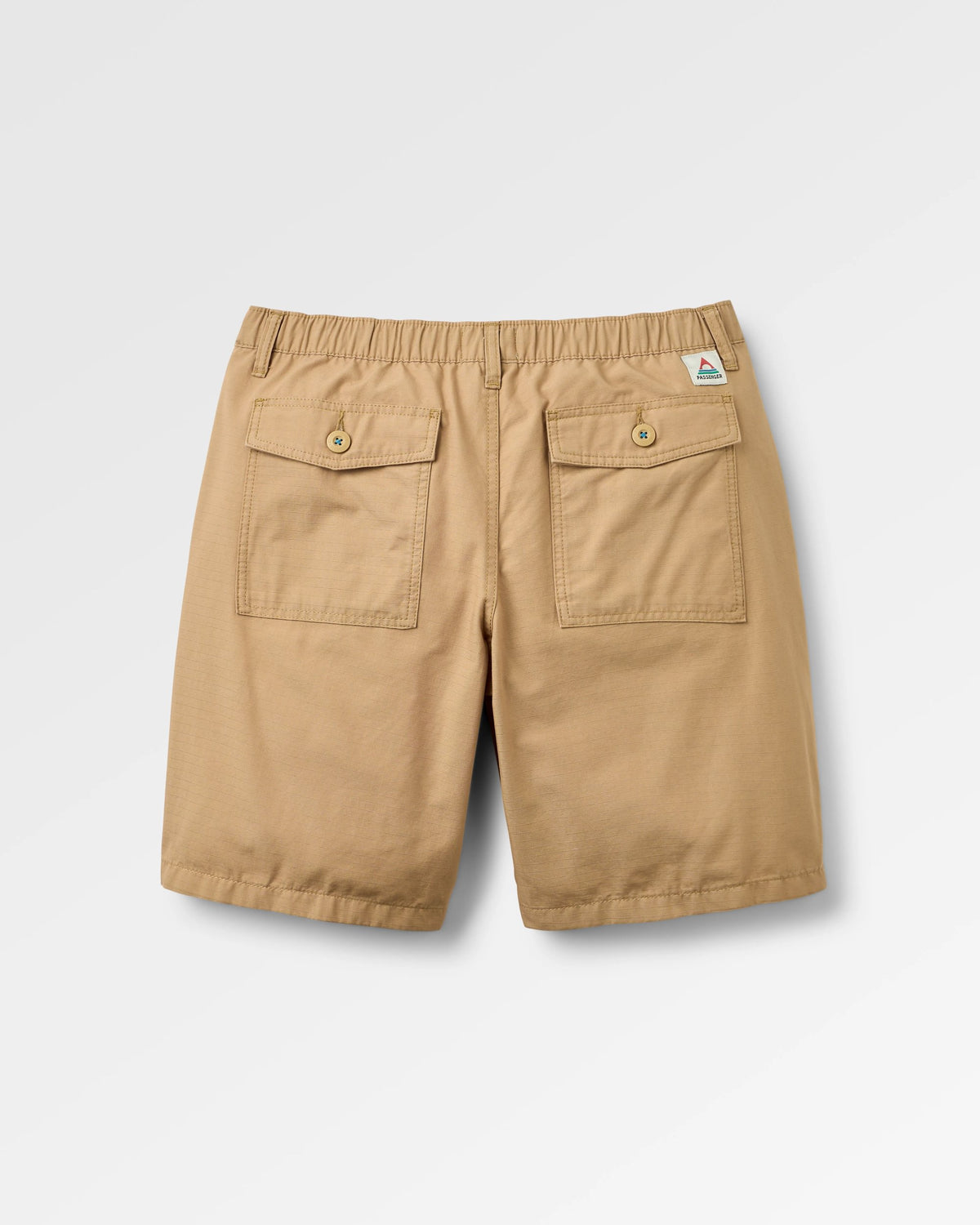 Rif-Raf Cotton Ripstop Short - Biscuit - Flatlay