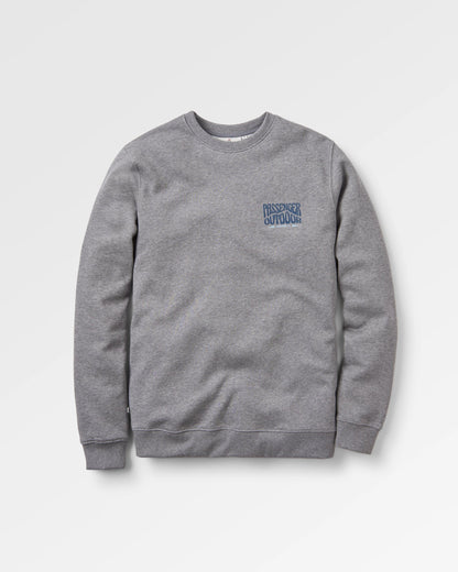 Yuca Sweatshirt - Dark Grey Marl - Flatlay