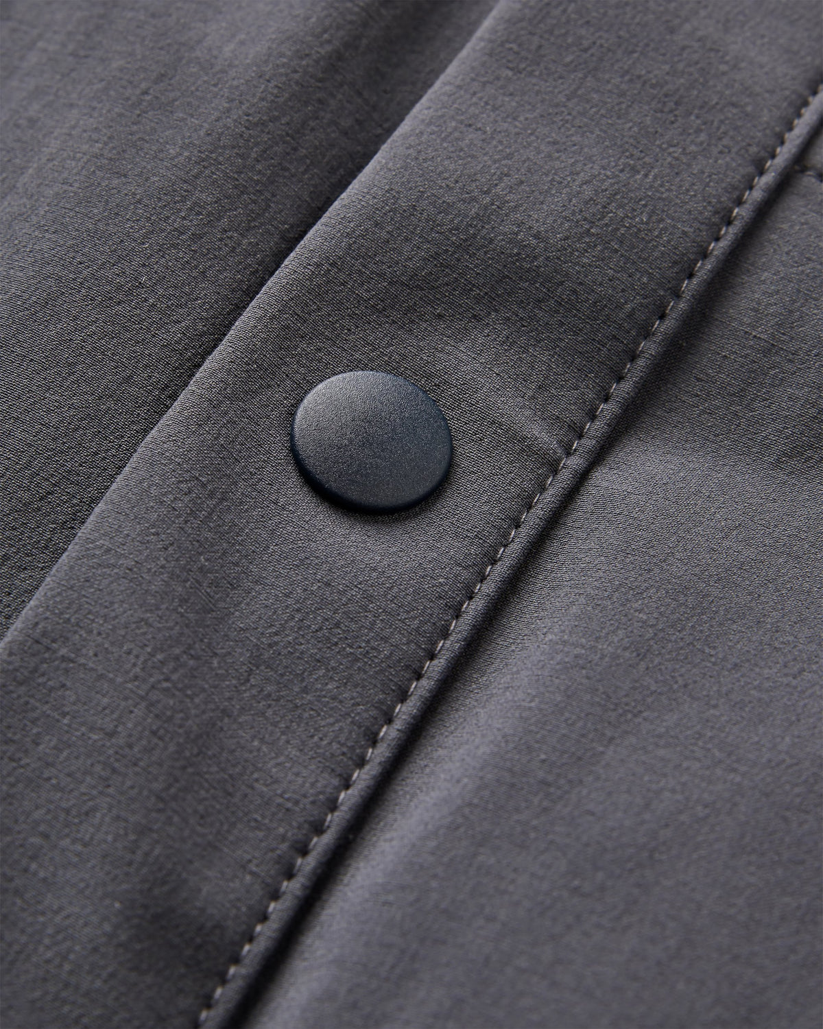 Traveller Short Sleeve Stretch Shirt - Charcoal - Flatlay