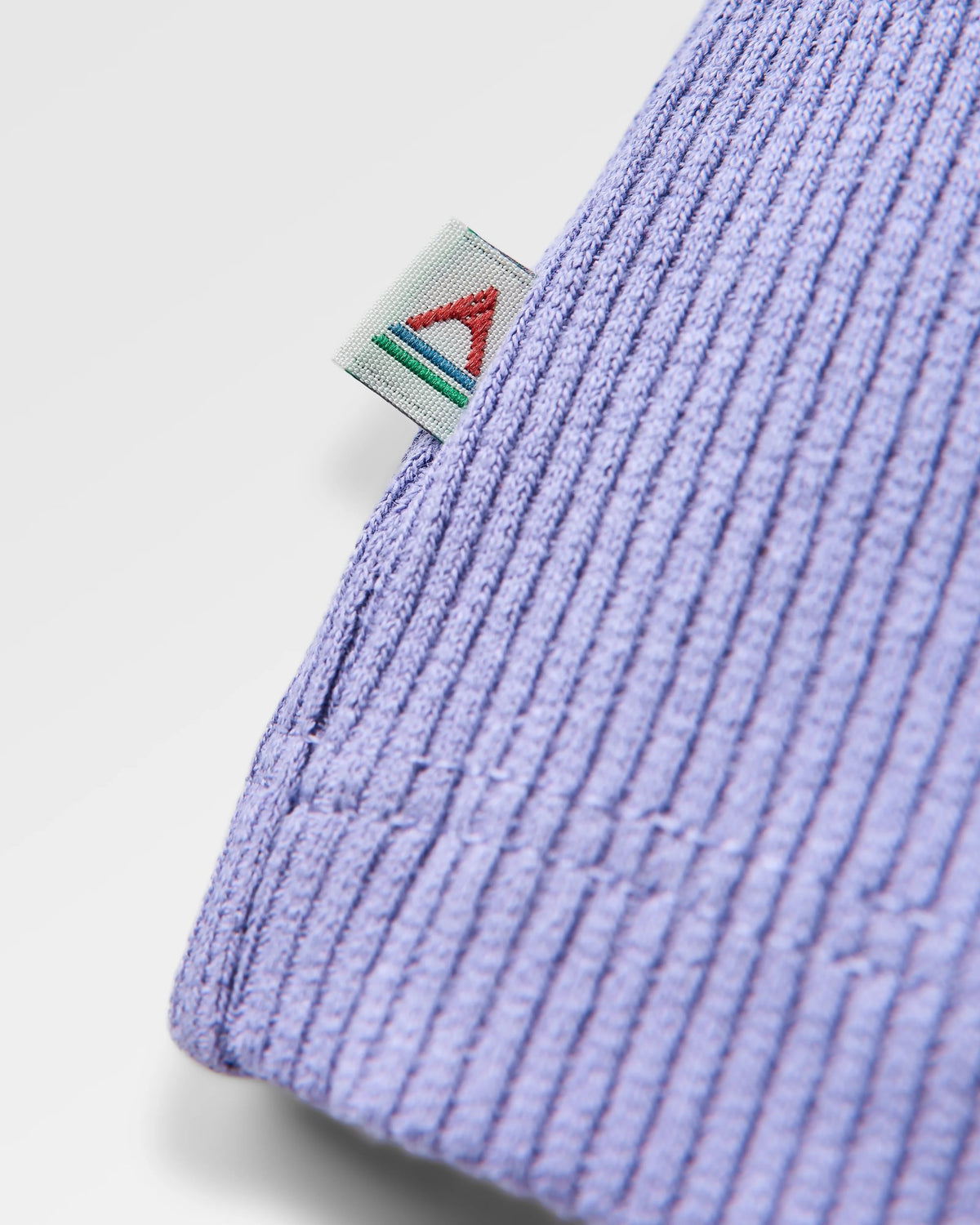 Easy Days Ribbed Graphic Cropped Vest - Retro Purple - Flatlay