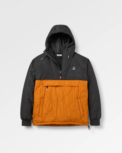 Oceanic Insulated Anorak - Black/Retro Orange - Flatlay