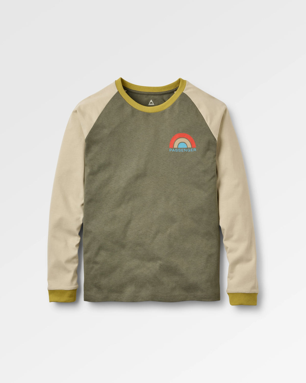Riser LS T-Shirt - Dusty Olive - Flatlay