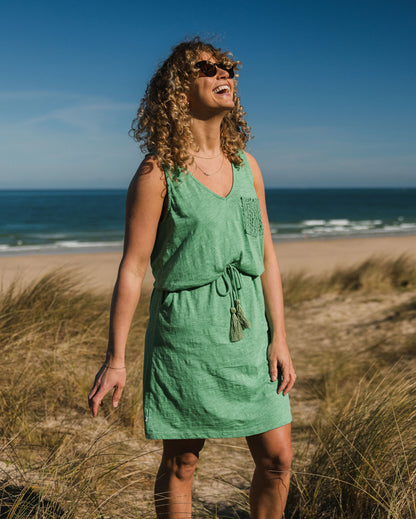 Rivergate Dress - Green Spruce - Lifestyle