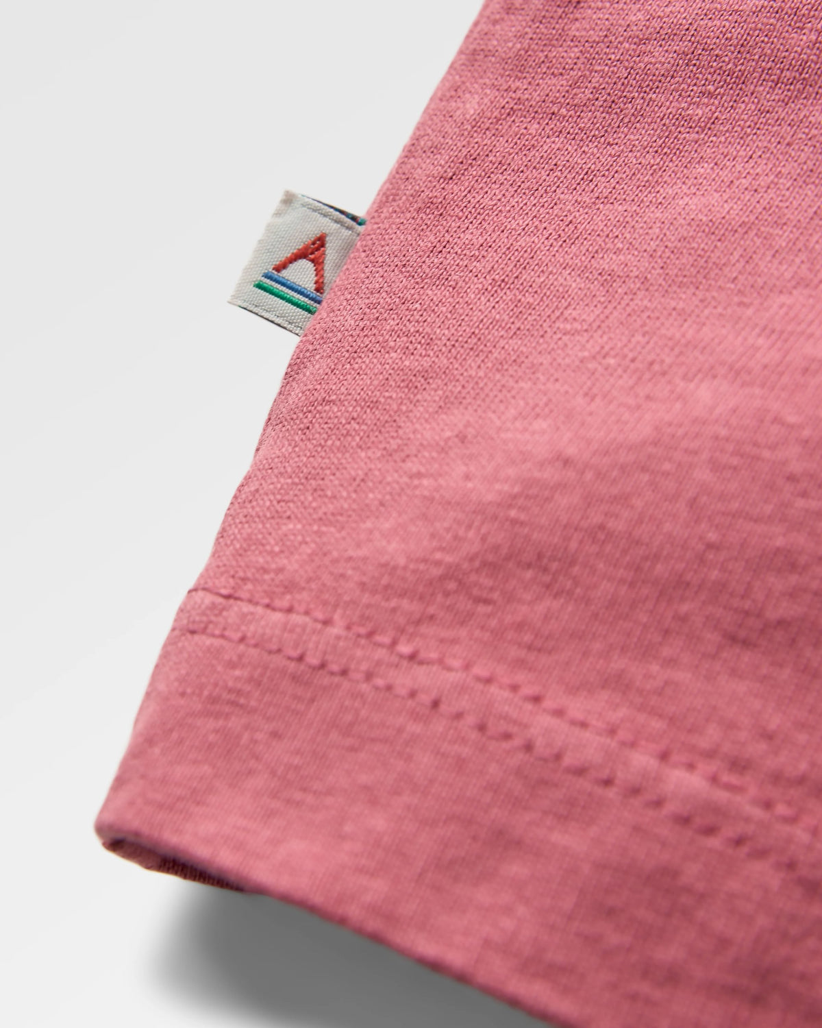 Heritage Relaxed Fit T-Shirt - Mauve Dusk - Flatlay