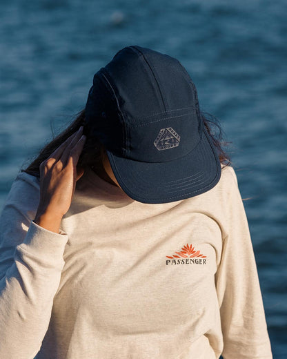 Beyond 5 Panel Cap - Deep Navy - Lifestyle - Female