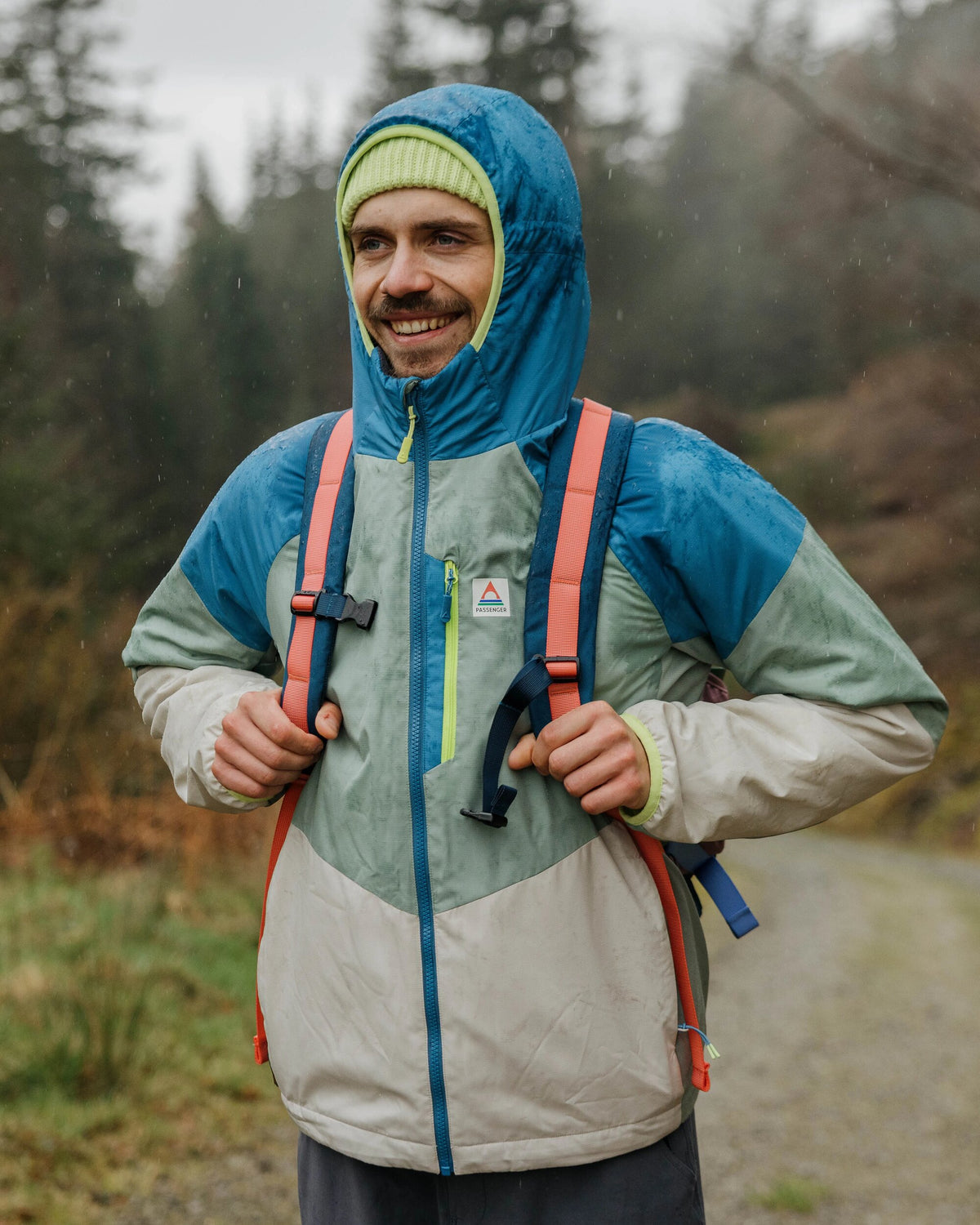 Daybreak Lightweight Thermore® Insulated Jacket - Pistachio/Blue Steel - Lifestyle