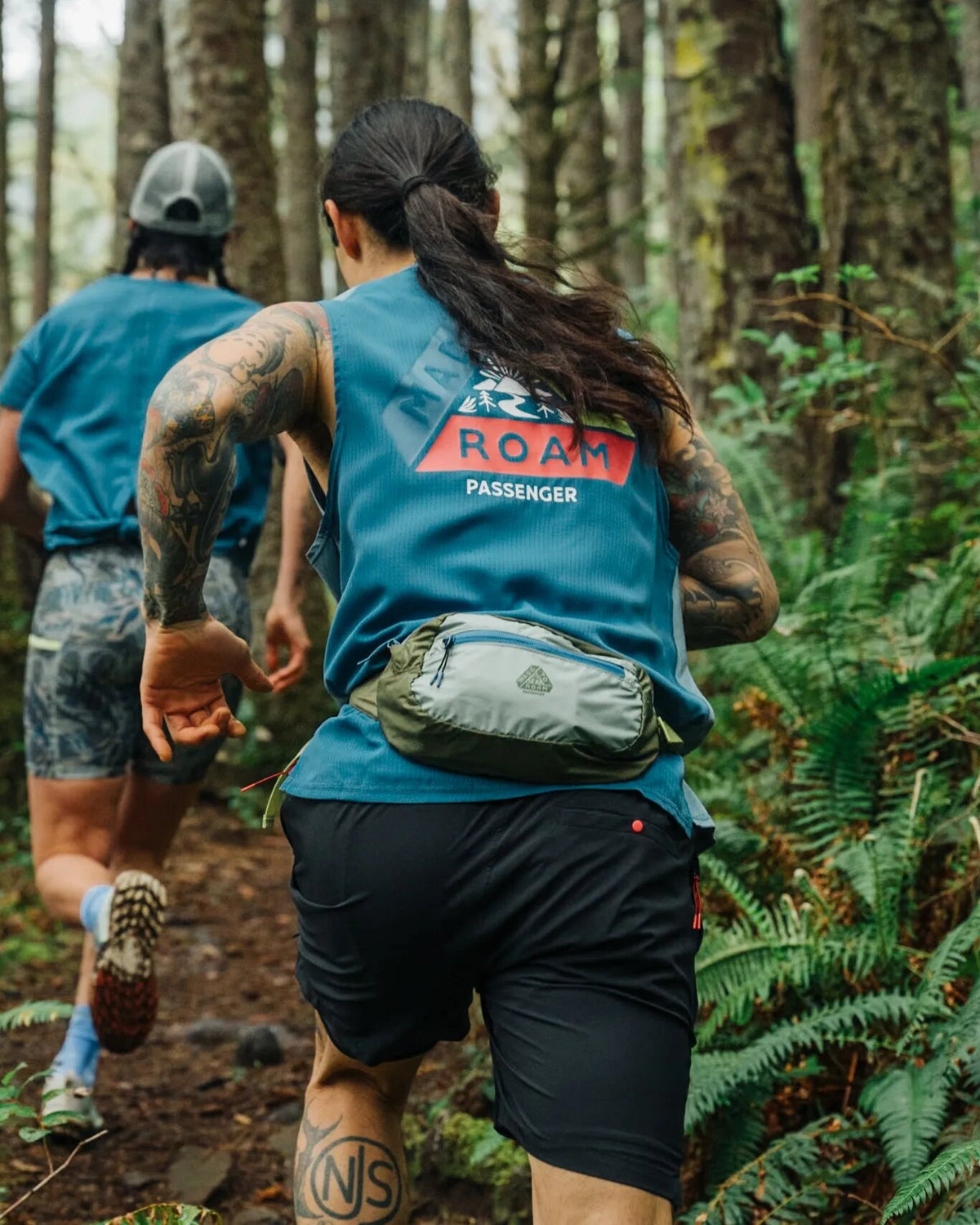Boardwalk Active Vest - Blue Steel Marl - Lifestyle