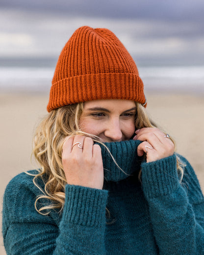 Snug Polo Neck Knitted Jumper - Mediterranean - 