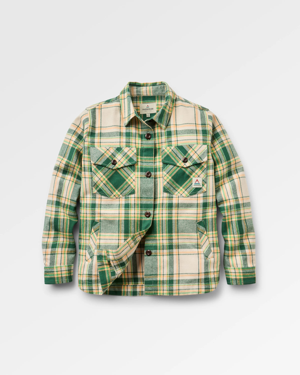 Stella LS Shirt - Pineneedle Check - Flatlay