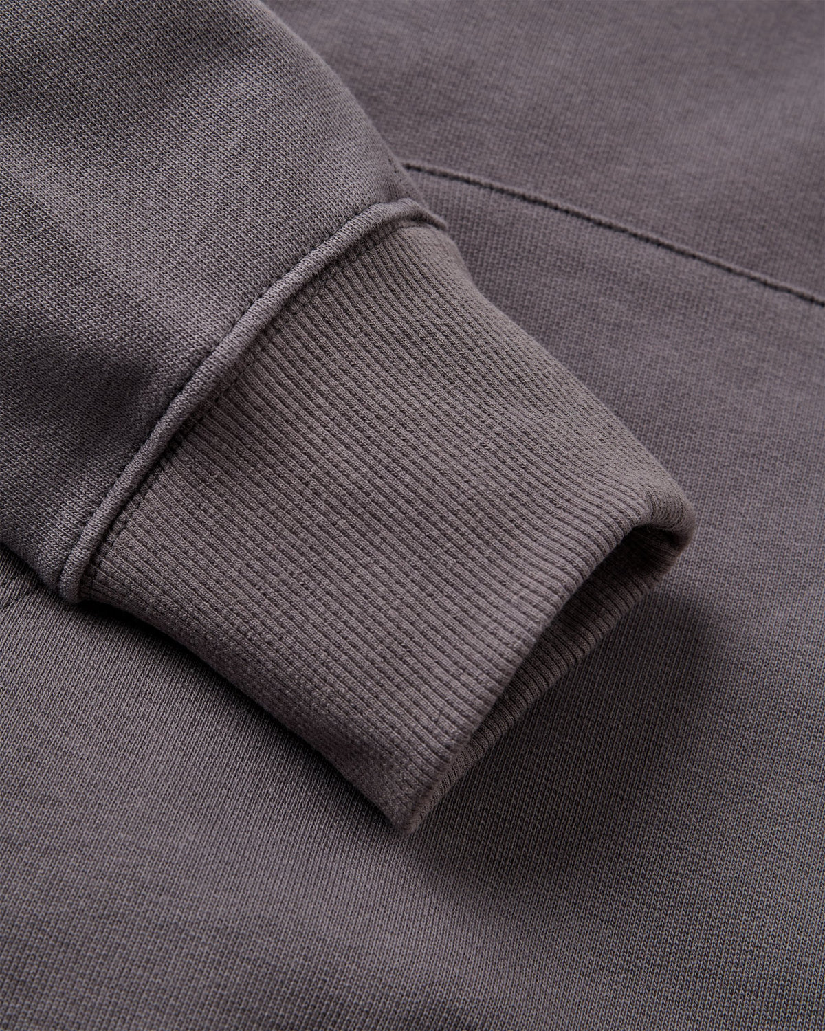 Dune Relaxed Fit Hoodie - Charcoal - Flatlay