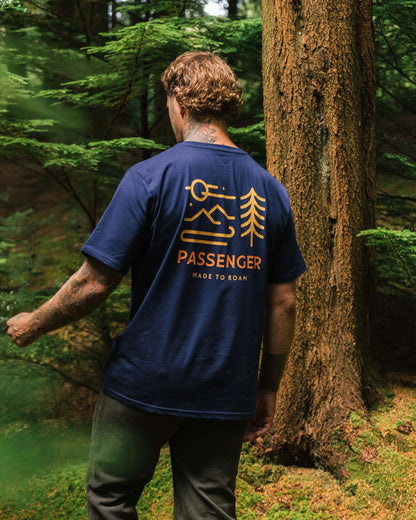 Phoenix Cotton T-Shirt - Rich Navy - 
