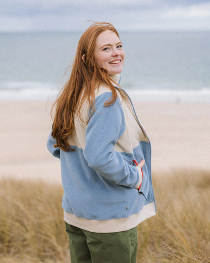 Caspian Polar Fleece - Faded Denim - Lifestyle