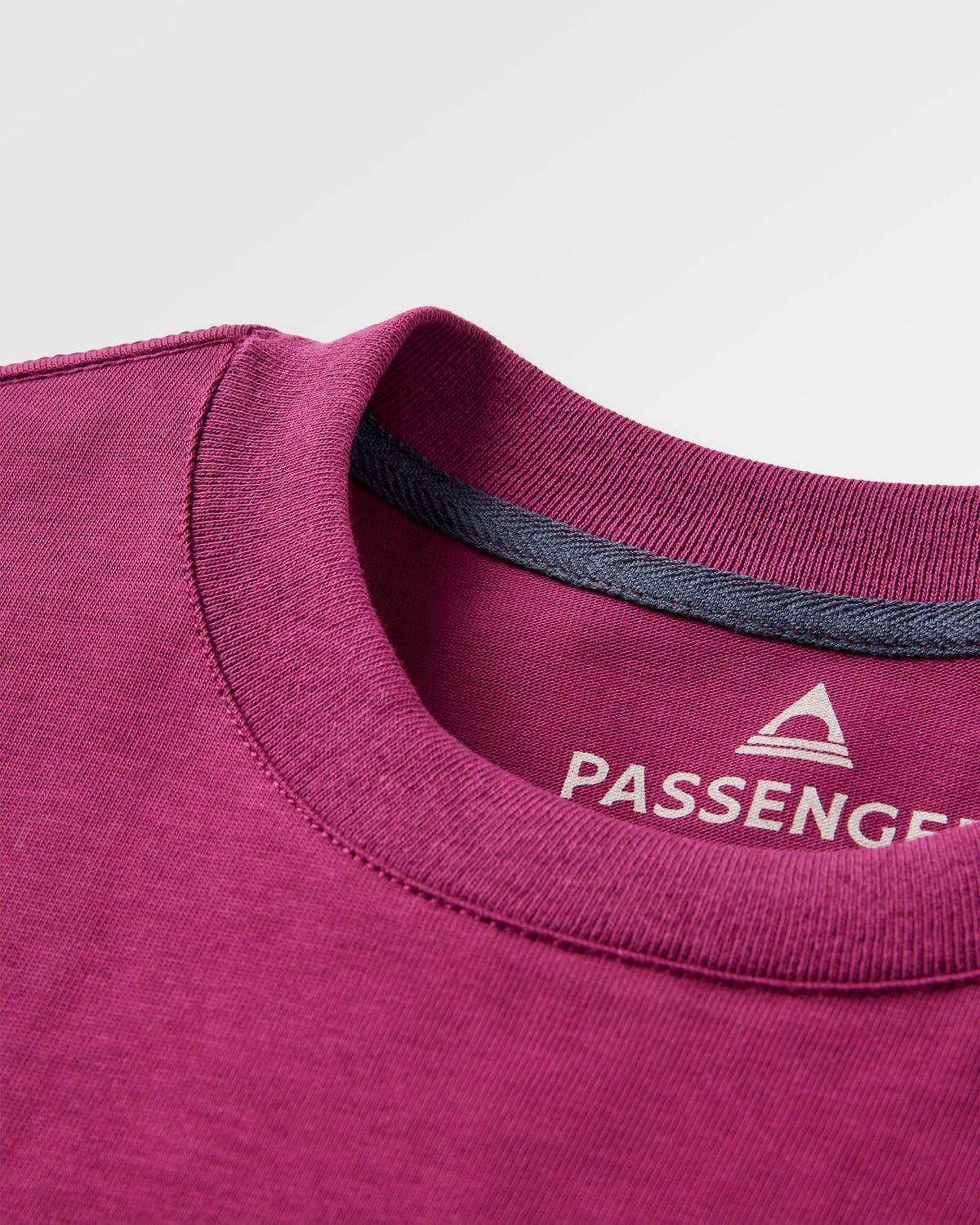 Roamer Patch Relaxed Fit T-Shirt - Warm Berry - Flatlay