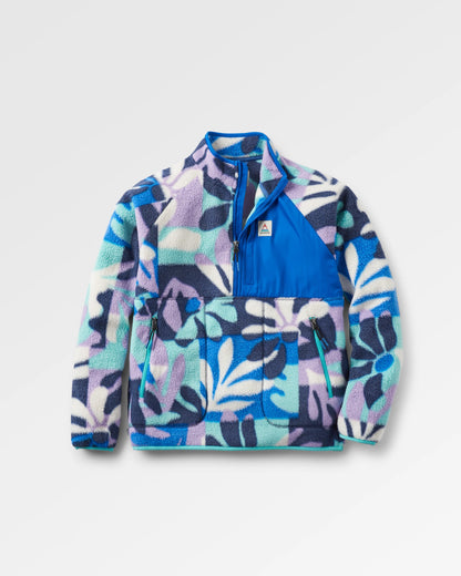 Home Sherpa Fleece - Mountain Foliage Purple - Flatlay