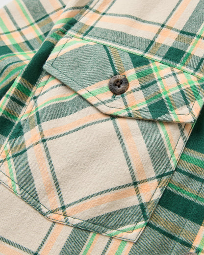 Stella Cotton LS Shirt - Pineneedle Check - Flatlay