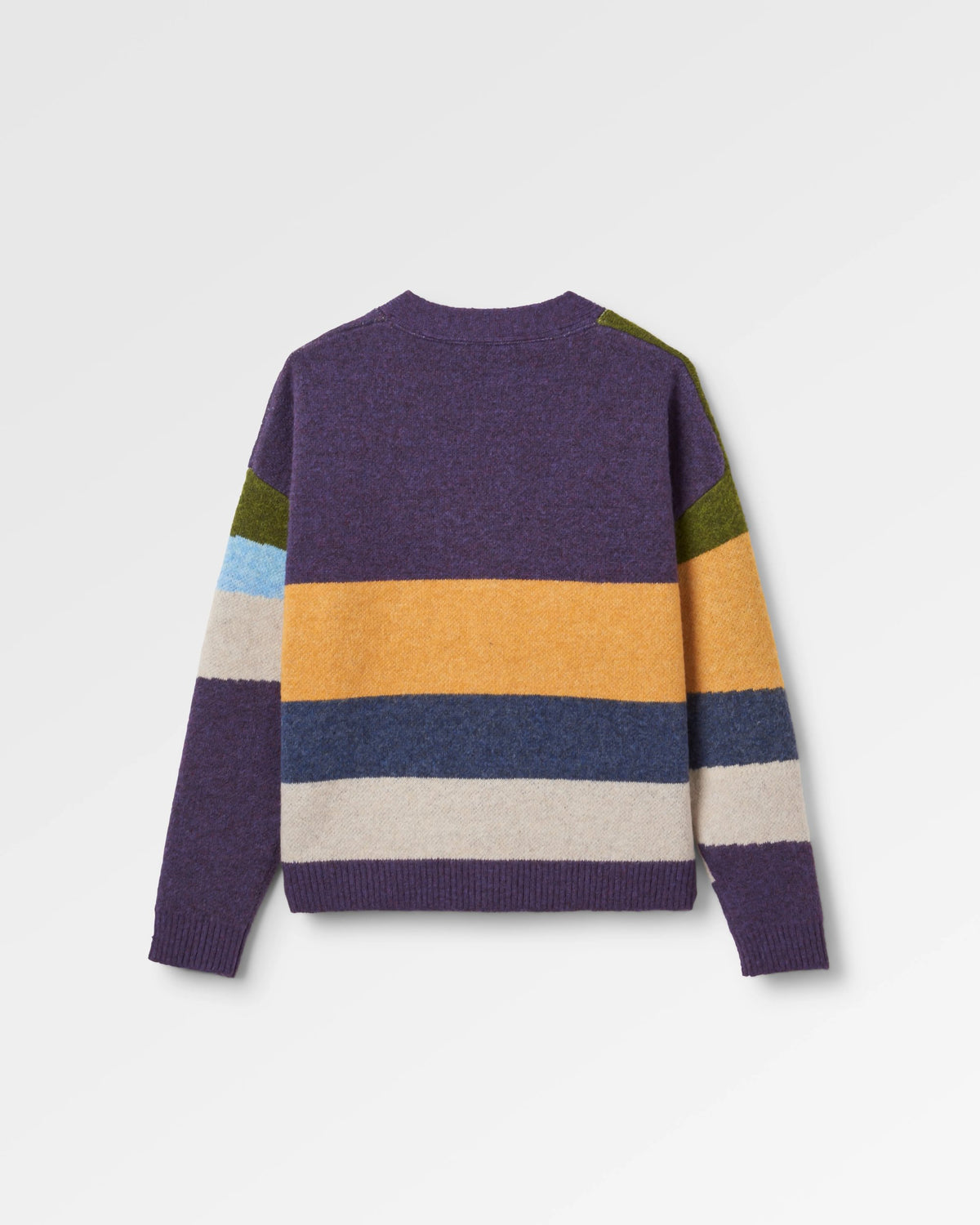 Scenic Knitted Cardigan - Scenic Deep Plum - Flatlay