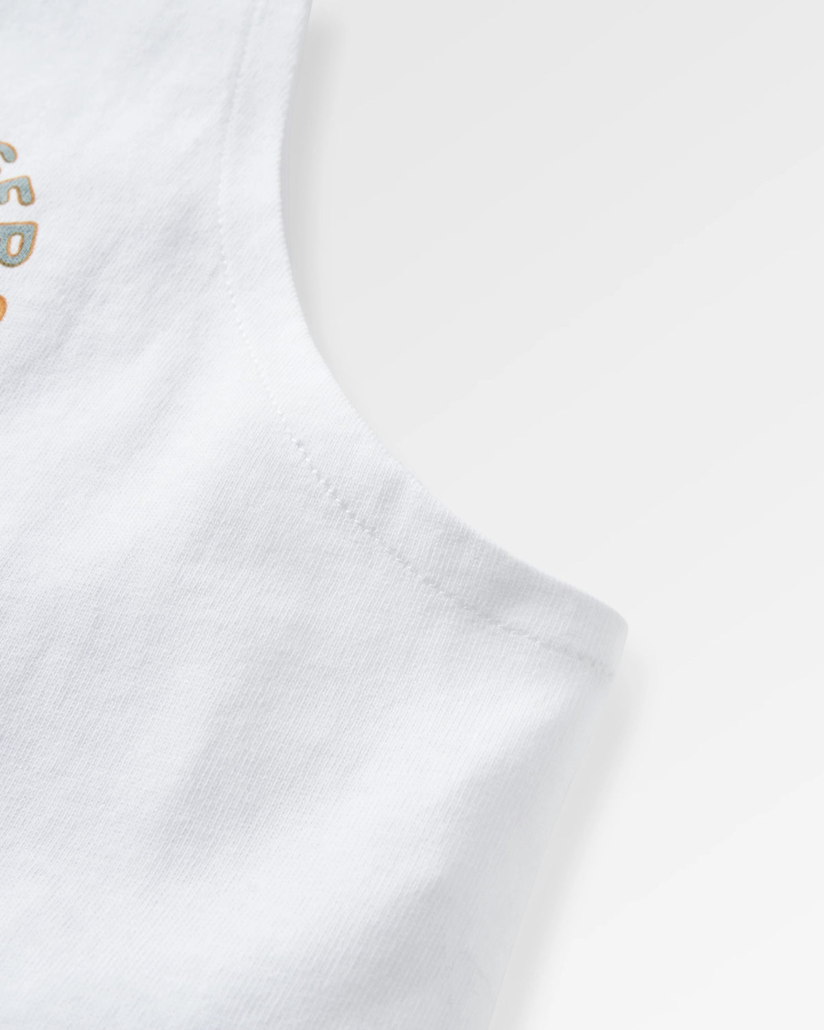 Dune Women's Vest - White - Flatlay
