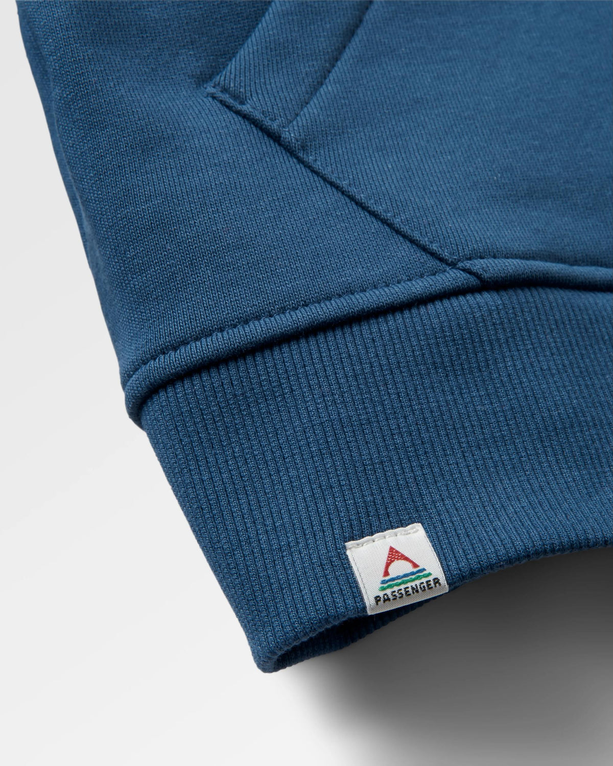 Yuca Cotton Hoodie - Dark Denim - Flatlay
